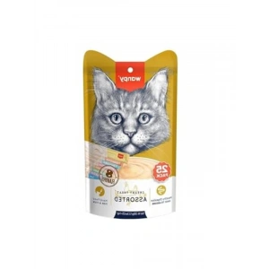 25x14 Gr Karışık Krema Kedi Ödülü, Lezzetli Atıştırmalık