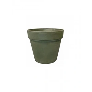 25x23 cm Gri Plastik Saksı