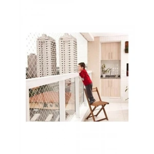 2,5x3 metre ebatlarında balkon önleme ağı, kuşları uzak tutar