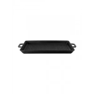 26x45 cm Dikdörtgen Döküm Demir Izgara Tava