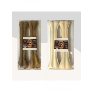 27 cm Doğal Beyaz Çiğneme Kemiği, 2 Paket (4 Adet)