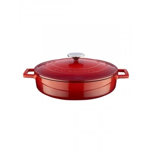 28 cm Metal Döküm Çok Amaçlı Yayvan Tencere