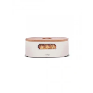 2in1 Ekmek Kutusu ve Kesme Tahtası, Çelik ve Bambu