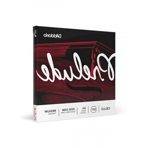 3/4 boyutunda cello tel seti, karbon çelik ve nikel yapım