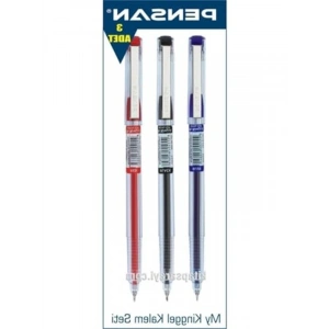 3 Adet 0.5 mm Jel Kalem Seti, Yüksek Kalite Yazım Deneyimi Sunar