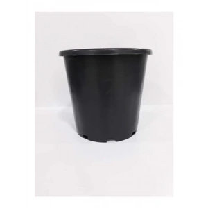 3 Adet 20x25 cm Boyutunda Siyah Plastik Üretim Saksısı, 6.4 Lt Kapasite