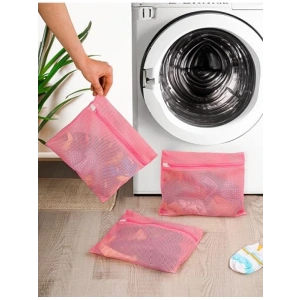 3 Adet Bebek Çorap Yıkama Filesi, Pembe