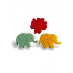 3 Adet Bebek Yıkama Süngeri - Yüksek Kalite