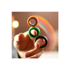 3 Adet Manyetik Stres Yüzüğü, El Hareket Oyuncağı