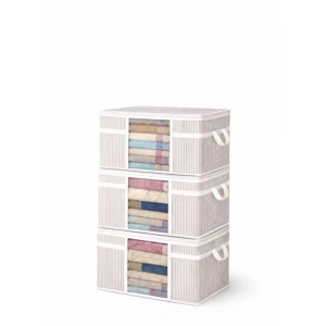 3 Adet Pencereli Kazak Hurç Organizer Düzenleyici (45 x 40 x 30)