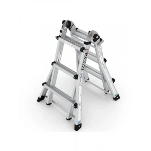 3 Basamaklı Katlanır Alüminyum Merdiven - 150 kg Taşıma Kapasitesi