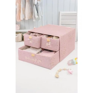 3 Bölmeli Katlanabilir Bebek Çekmecesi