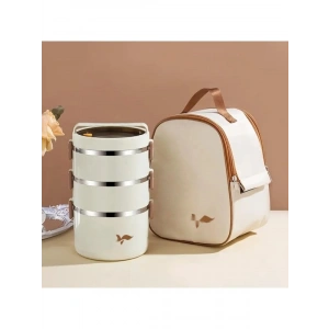 3 Gözlü Çelik Isı Yalıtımlı Yemek Kabı Seti