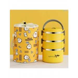 3 Gözlü Termal Bento Kutusu – Çocuklar İçin Penguen Desenli