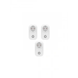 3lü Akıllı Akım Korumalı Priz Seti, Wifi ve Uzaktan Kontrol