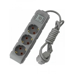 3lü Anahtarlı Grup Priz - 3 Metre Uzatma Kablosu, 16A 250V