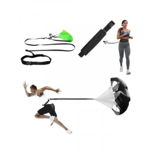 3lü Antrenman Seti - Koşu ve Yüzme için Direnç Paraşütü