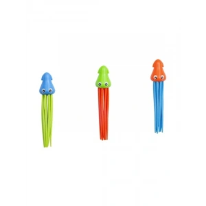 3lü Dalış Figür Seti, Mürekkep Balığı Tasarımı, 16.8 cm