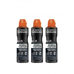 3lü Deodorant Seti - Men Expert Karbon Koruma