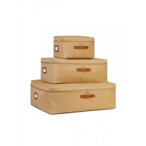 3lü Jüt Hurç Set, Doğal ve Şık Depolama Çözümü