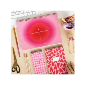 3lü Masaüstü Süresiz Planlayıcı Seti, A4 Boyut, Renkli