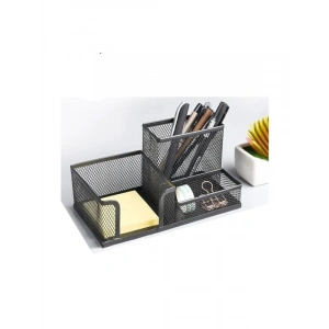 3lü Metal Kalemlik Seti, Fileli Tasarım