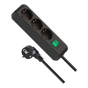 3lü Priz - Çocuk Emniyetli, 5 M Kablo ile