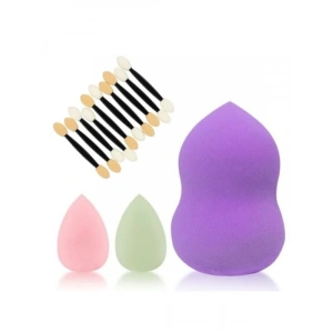 3lü Profesyonel Makyaj Süngeri Seti ve Aplikatörler