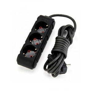 3lü Topraklı Kablolu Grup Priz, 16A 250V, 5 Metre