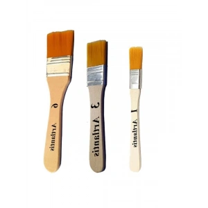 3lü Zemin Fırça Seti, Akrilik Ve Yağlı Boya İçin