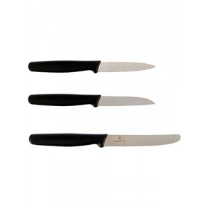 3 Parça Profesyonel Mutfak Bıçağı Seti, Sebze ve Meyve Kesimi İçin