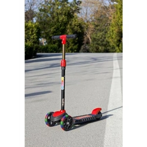 3 Tekerlekli Led Işıklı Scooter - 40 kg Taşıma Kapasitesi