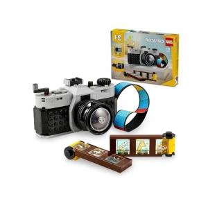 3ü 1 Arada Retro Fotoğraf Makinesi Yapım Seti - 261 Parça