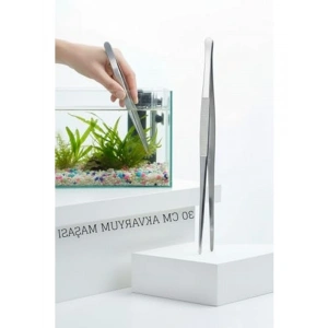 30 cm Çelik Cımbız, Uzun Tasarım ile Akvaryum Maşası