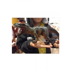 30 cm Gerçekçi T-Rex Figür, Kapanıp Açılabilen Ağız Özelliği ile Eğlenceli Oyun
