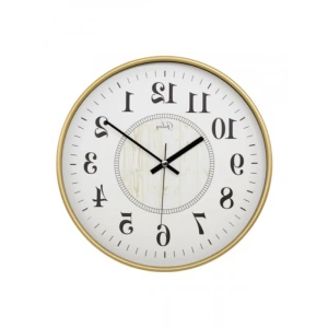 30 cm Sessiz Akar Duvar Saati Altın Renk