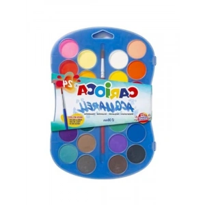 30 mm Fırçalı Sulu Boya, 24lü Set