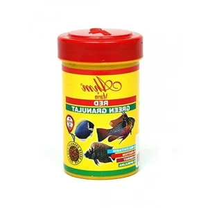 300 Ml Granulat Balık Yemi, Kırmızı ve Yeşil Karışımı