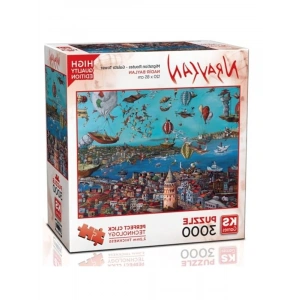 3000 Parça Galata Kulesi Temalı Puzzle ile Zihin Gelişimi