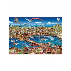 3000 Parça İstanbul Temalı Puzzle, Eğlenceli Zaman Geçirme