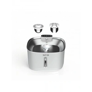 304 paslanmaz çelik akıllı kedi su pınarı, 60 gün şarjlı