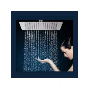 304 Paslanmaz Çelik Duş Başlığı, 25 cm Kare Model