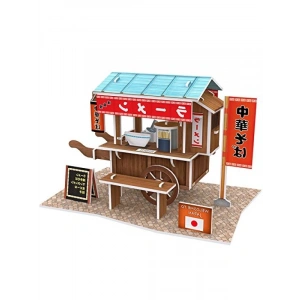 31 Parça Japon Seyyar Arabası 3D Puzzle Seti