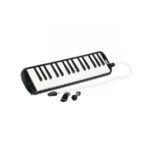 32 Tuşlu Melodika Seti, Siyah Renk, Nota Yazılı Tuşlar