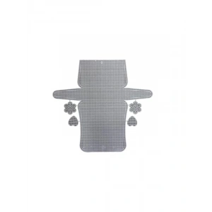 33 cm Beyaz Kanvas Çanta - Pratik ve Kullanışlı