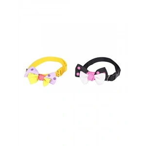 34 cm Padded Özellikli Papyonlu Boyun Tasması, Renkli