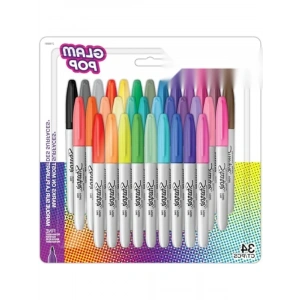 34lü Set - Kalıcı Markör - Çeşitli Renk Seçenekleri