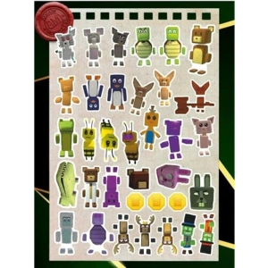 35 Adet Renkli ve Eğlenceli Çocuk Sticker Seti