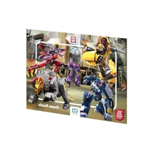 35 Parçalı Çerçeveli Çocuk Puzzle - Transformers Temalı