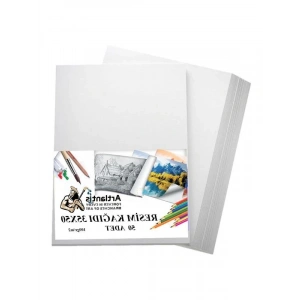 35x50 cm Boyutunda 50 Li Resim Kağıdı, 100 gr Kalitede